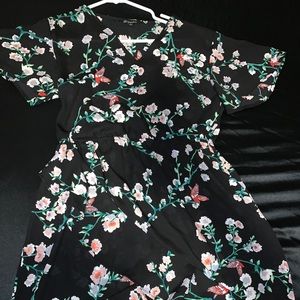 Floral print summer dress